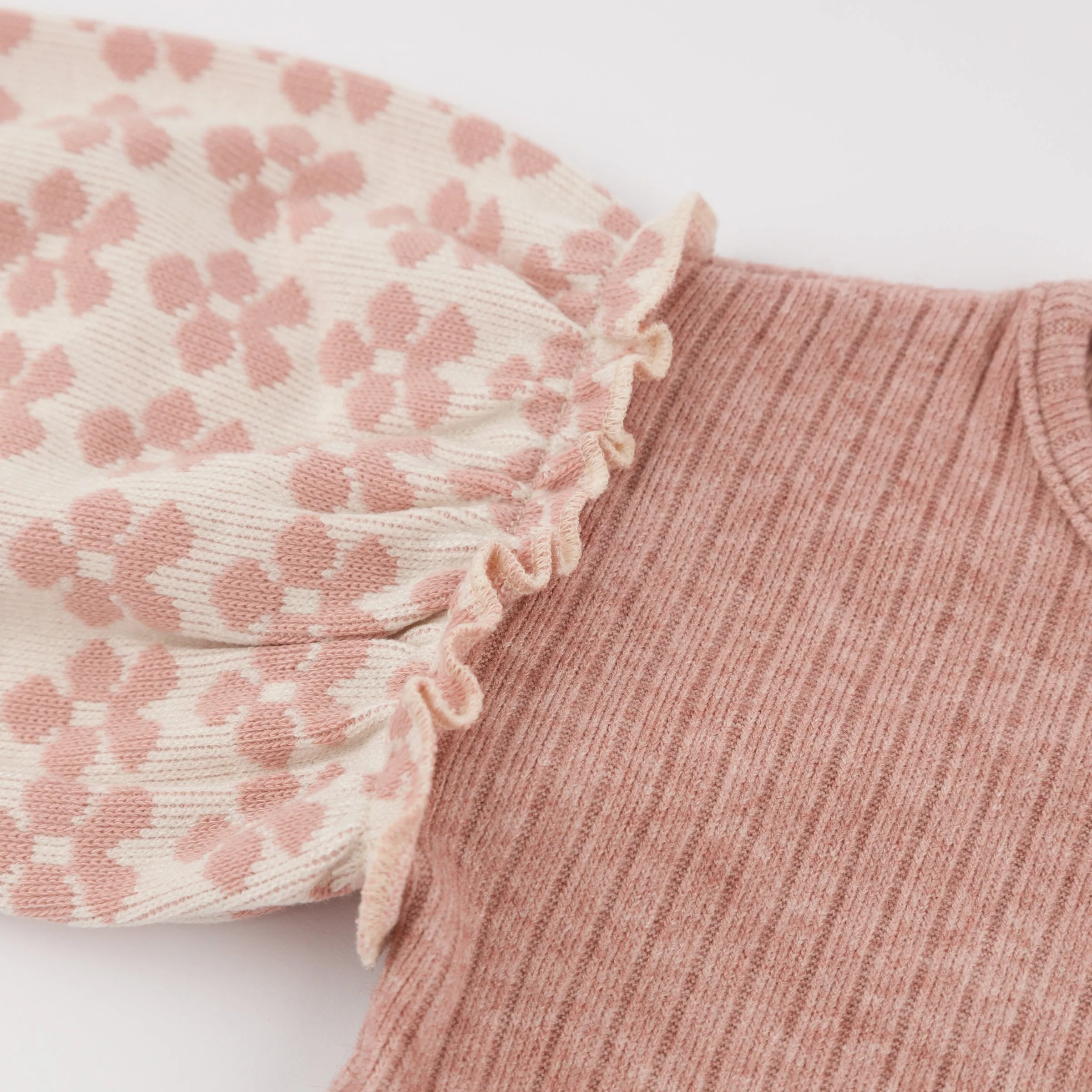 Mod Flowers Nellie Blouse- Blush