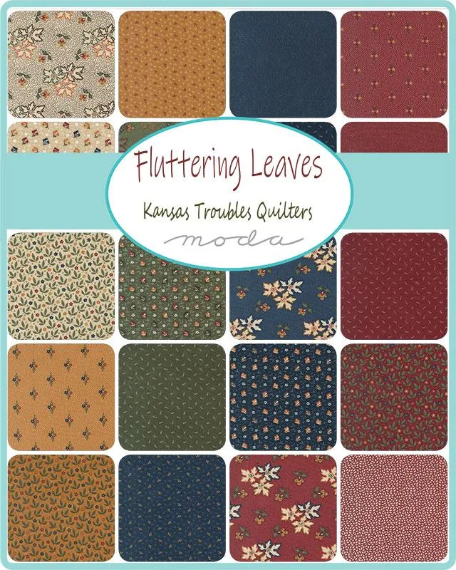 Moda Fabrics Fluttering Leaves Beechwood 9732 11