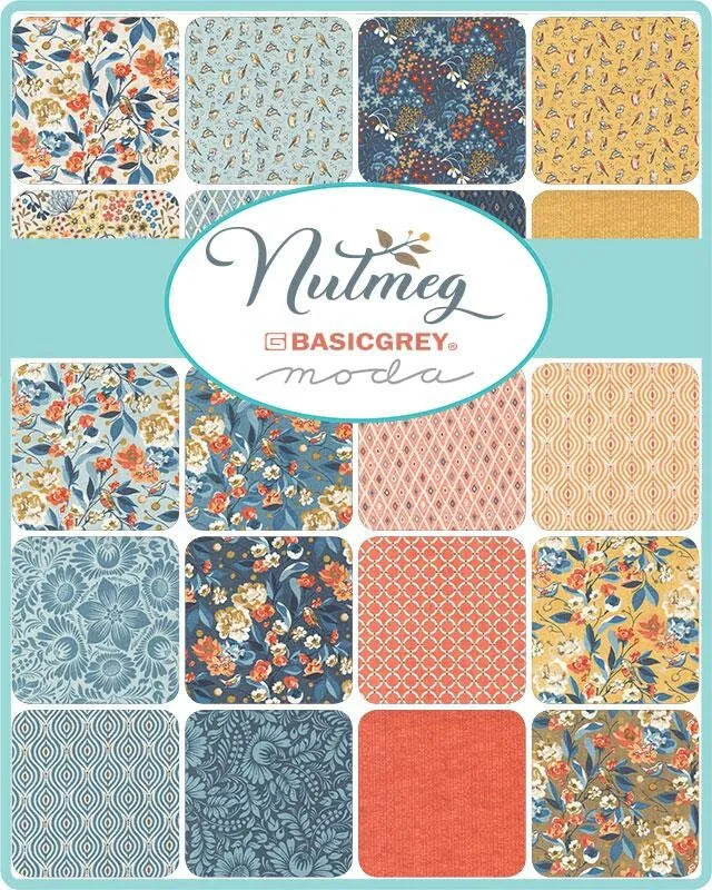 Moda Fabrics Nutmeg Charm Pack 30700PP Moda Precuts