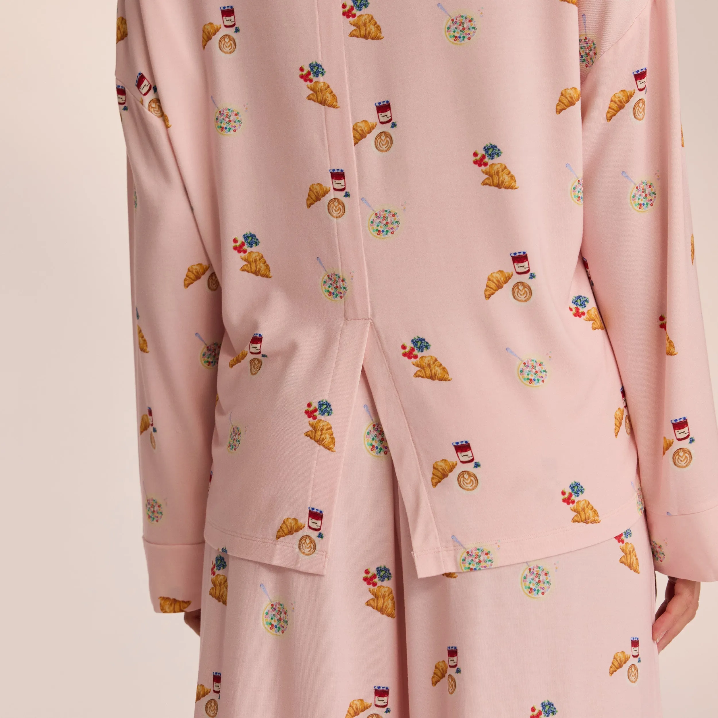 Modal Pyjama Shirt - Pink