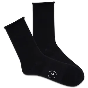 Modal™ Roll Top, Non-Binding (Asst. Colors) Women's Crew Socks