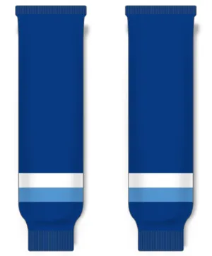 Modelline Barys Astana Home Blue Knit Ice Hockey Socks