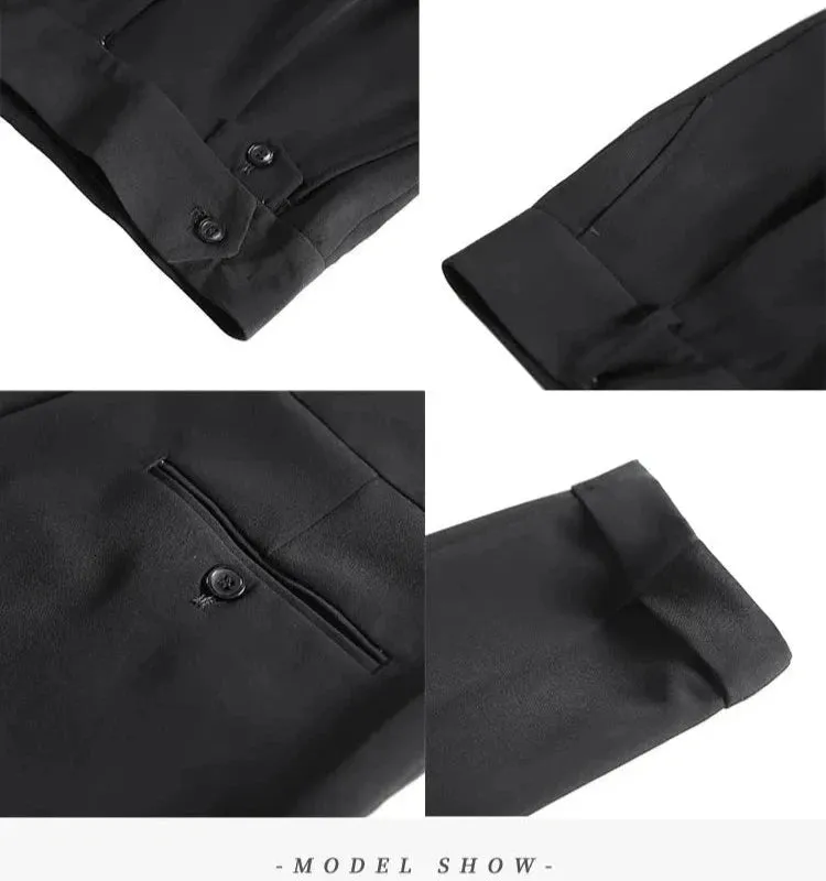 Modern 1 button Waist Suit Trousers