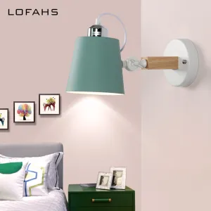 Modern 6 colours wall lamps creative