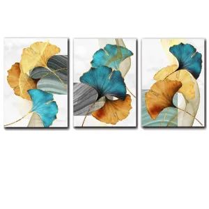 Modern Abstract Art Canvas Prints - 3 Pcs Set (60x80cm)