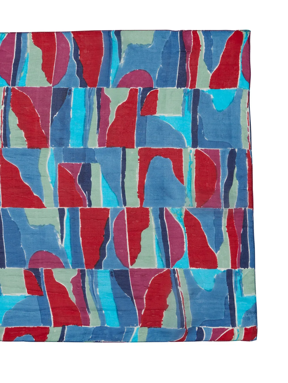 Modern Abstract Silk Scarf