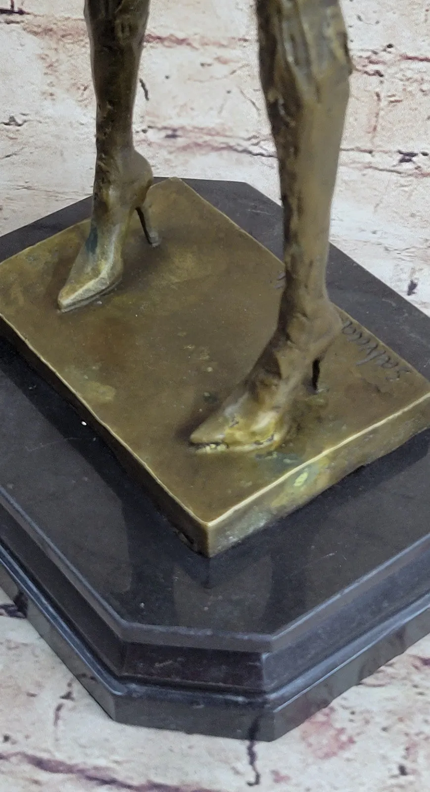 Modern Art - Standing Space Woman - Abstract Bronze Nude - Signed DALI Decorativ