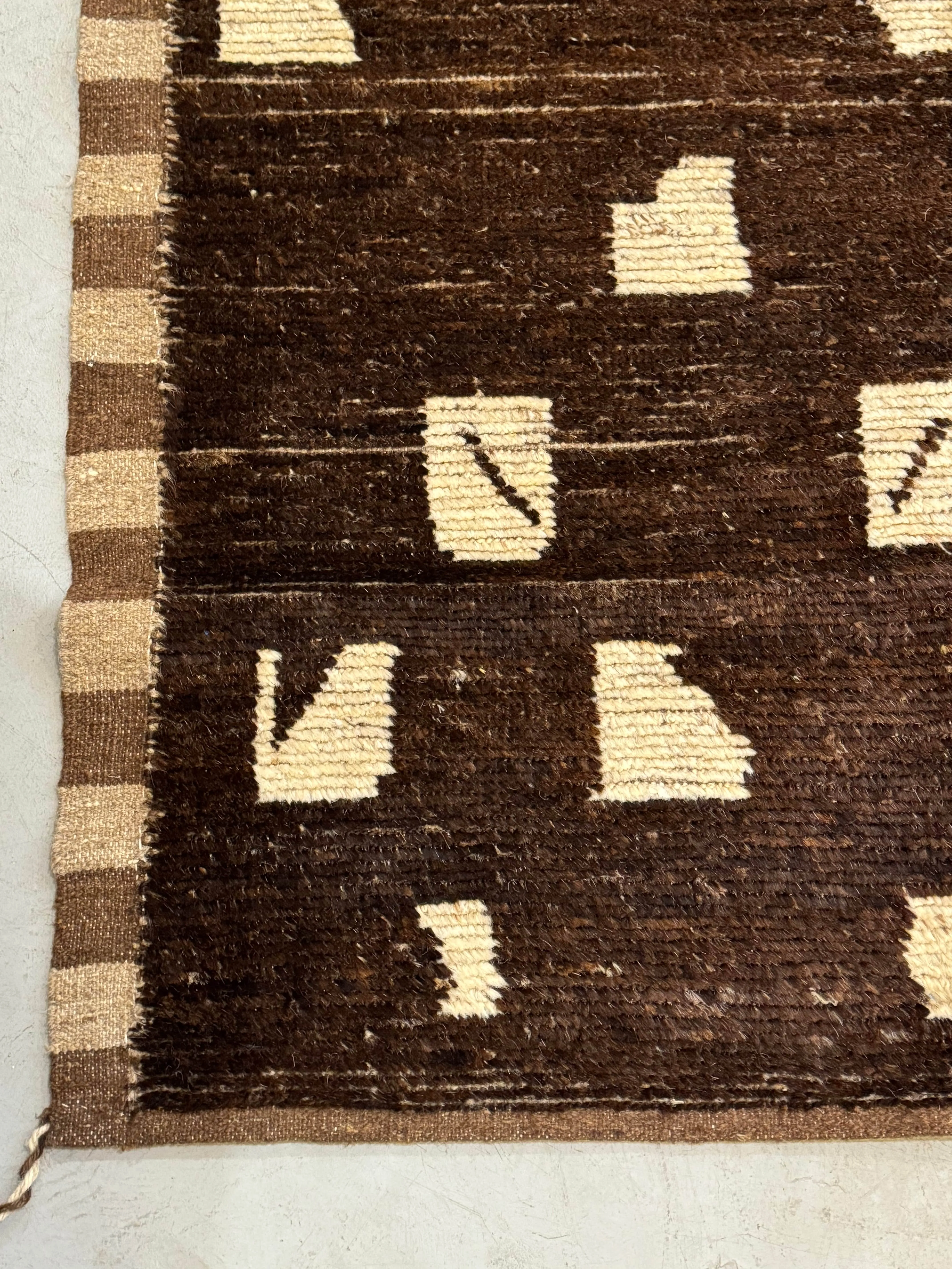 Modern Brown Area Rug