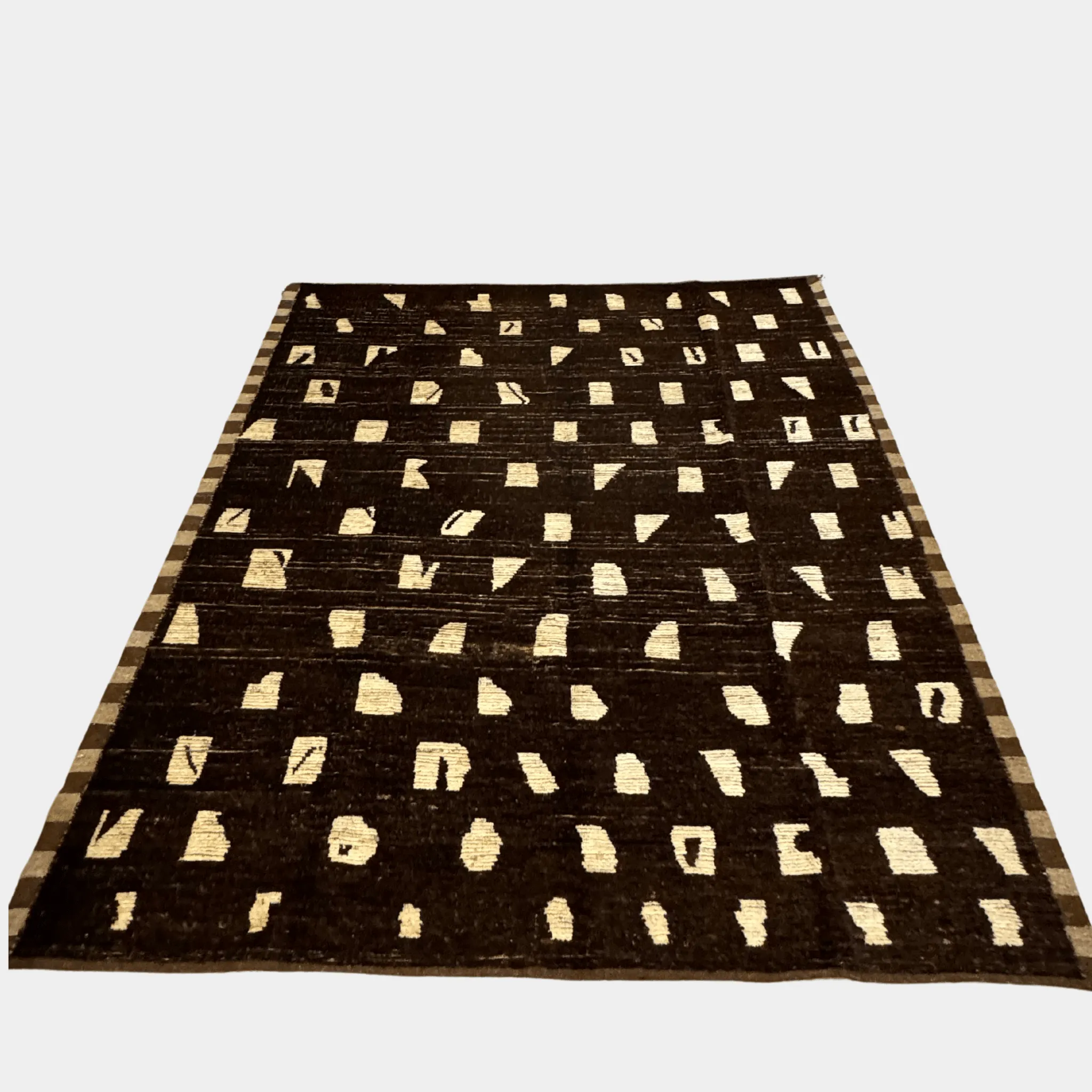 Modern Brown Area Rug