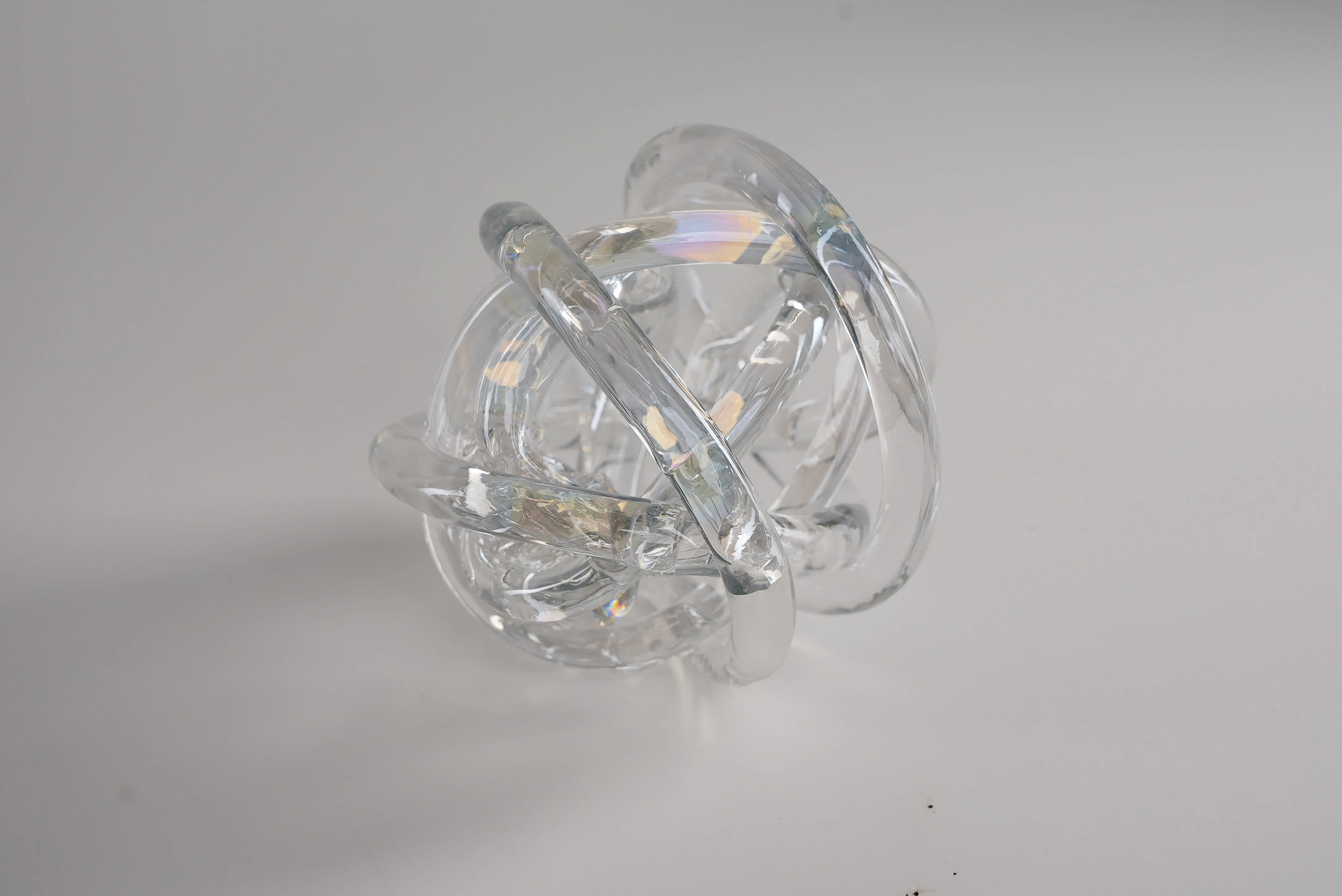 Modern Clear Glass Ornament