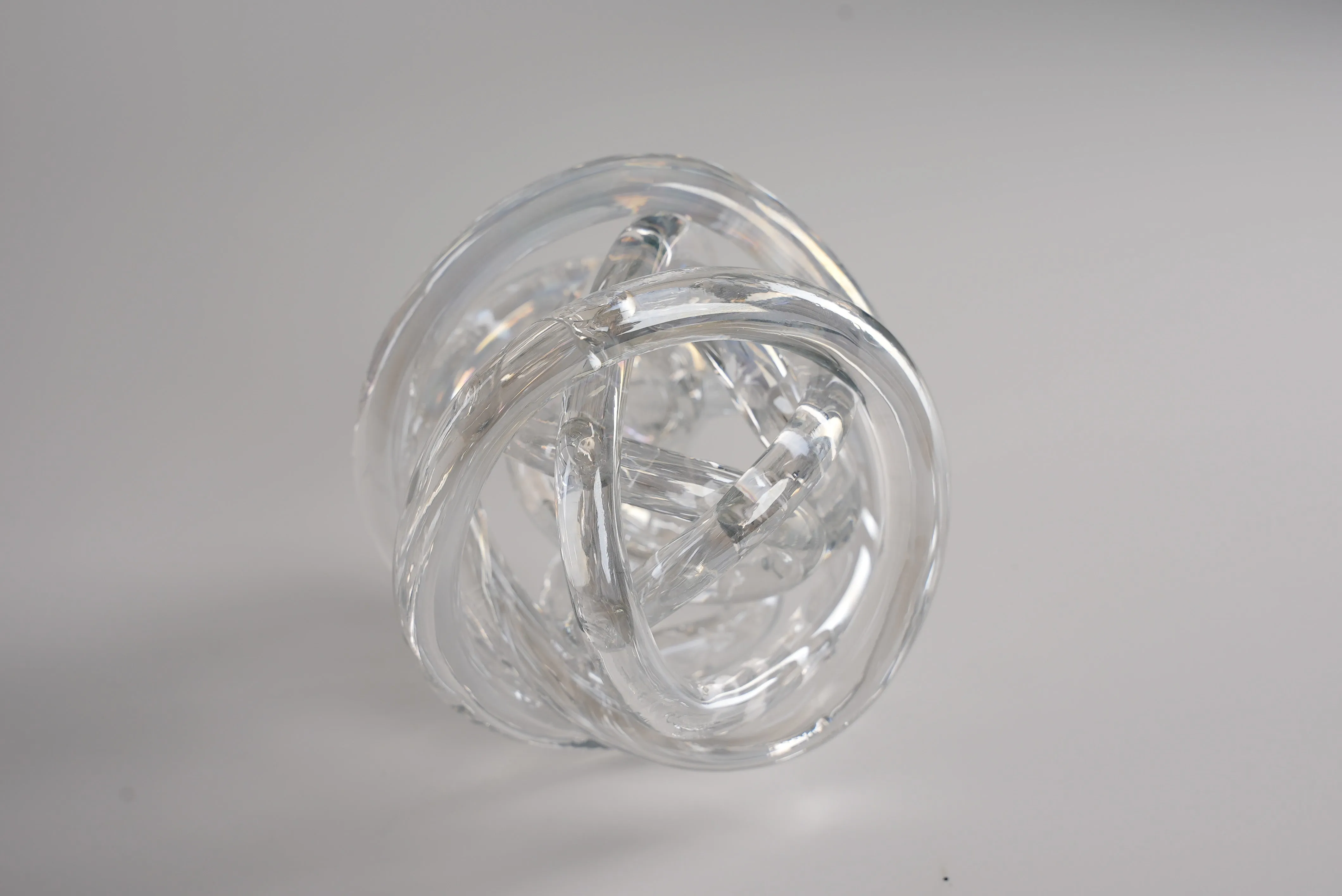 Modern Clear Glass Ornament