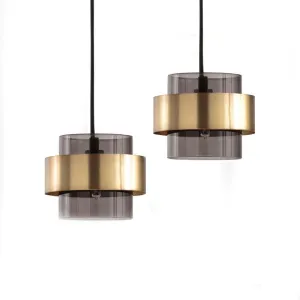 Modern Creative Gold Pendant Lamp Glass Hanging Light