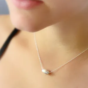 Modern Floating Bead Necklace