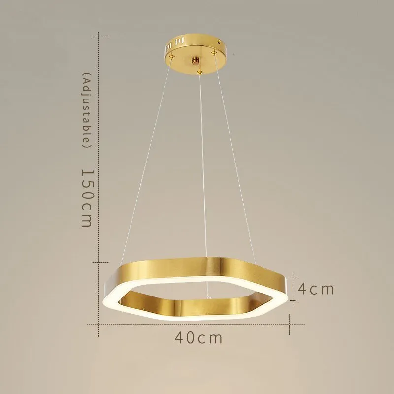 Modern Led Chandelier Gold Living Room Lamp Luxury Creative Stainless Shop Light Fixture Combination