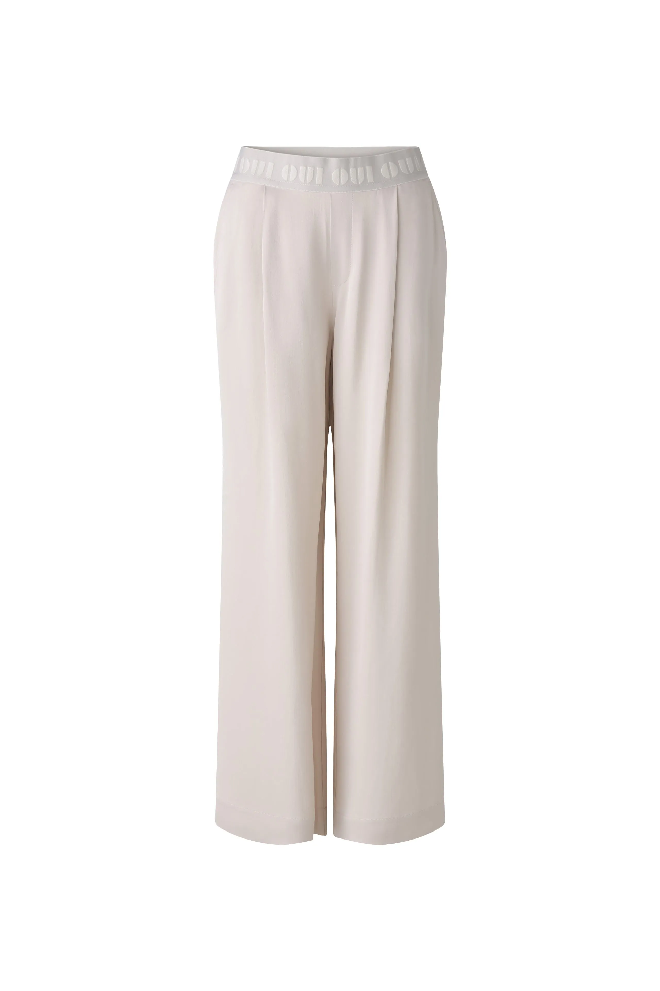 Modern Palazzo Trouser in Light Stone