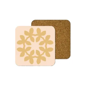 Modern Quilt Style L MDF Coaster