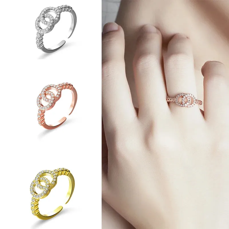 Modern Style Jewelry Geometric Ring