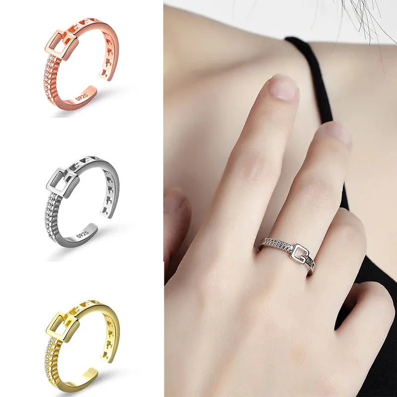 Modern Style Jewelry Geometric Ring