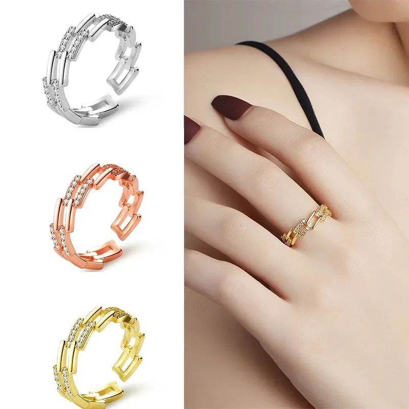 Modern Style Jewelry Geometric Ring