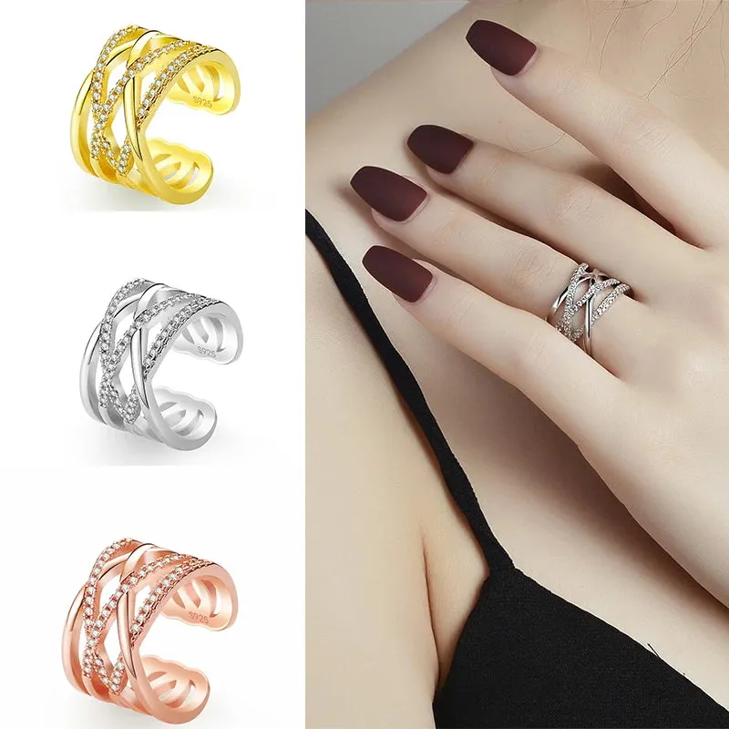 Modern Style Jewelry Geometric Ring