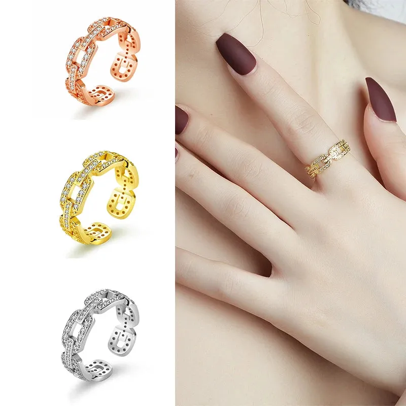 Modern Style Jewelry Geometric Ring