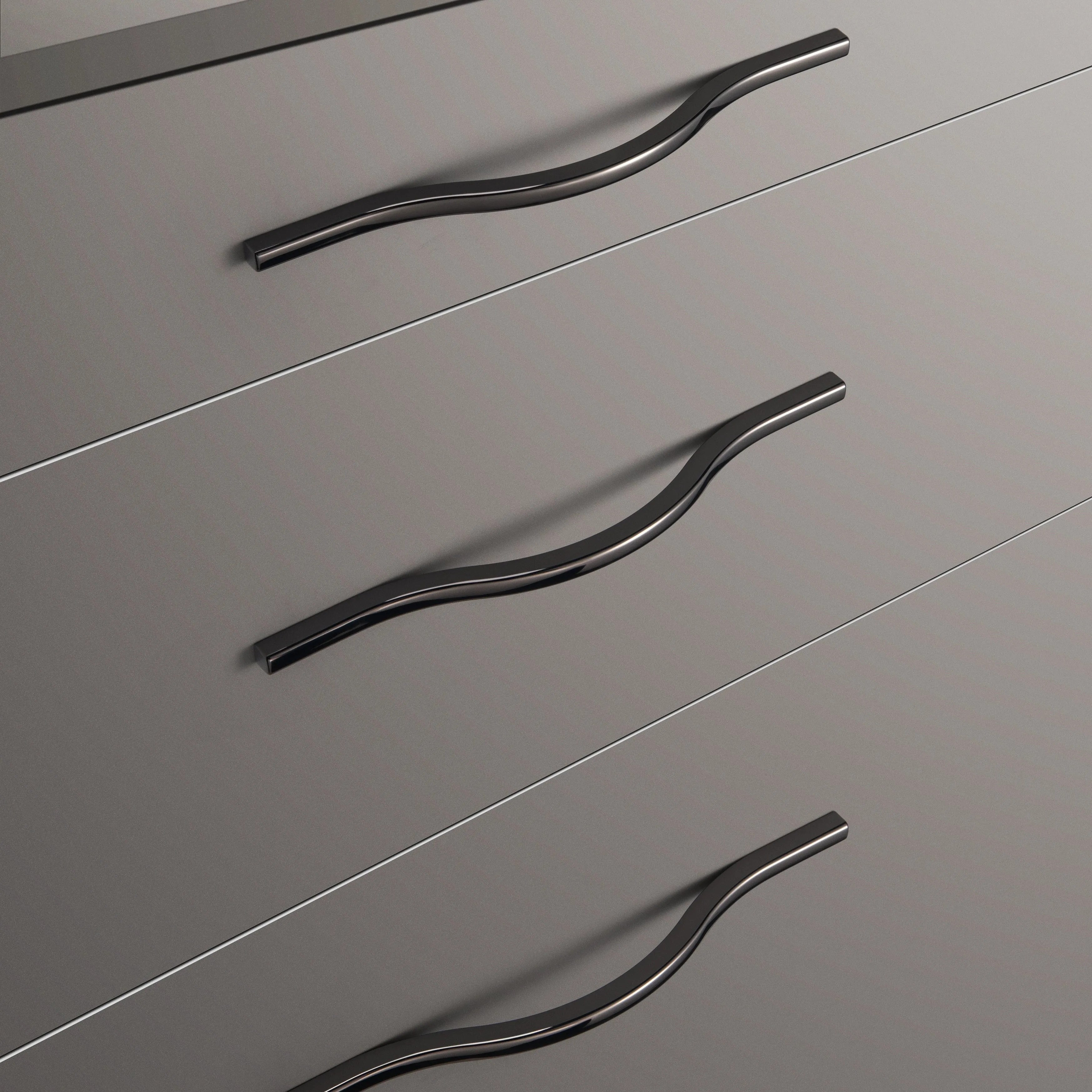 Modern Wardrobe Cabinet Pulls Luxurious Drawer Pull Dual Mount