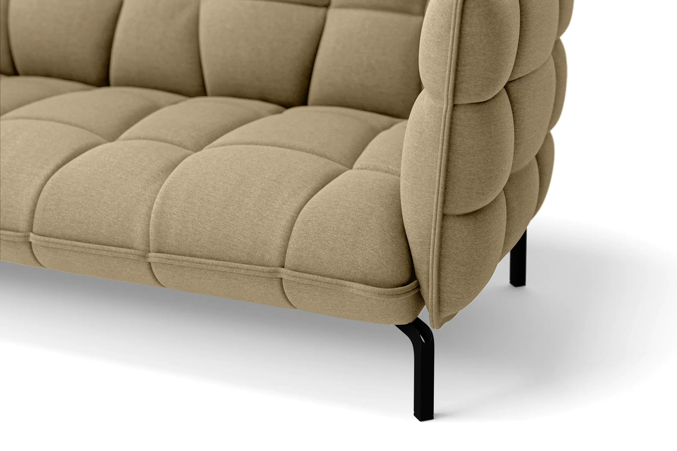 Modica Armchair Beige Linen Fabric