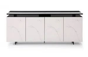 Modrest Schulz Modern Black & White Ceramic Buffet