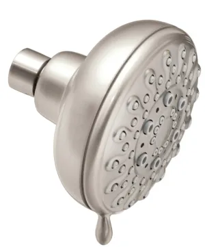 Moen Banbury Series 23045SRN Shower Head, 2 gpm, 1/2 in Connection, IPS, Brushed Nickel, 4 in Dia :CD: QUANTITY: 1