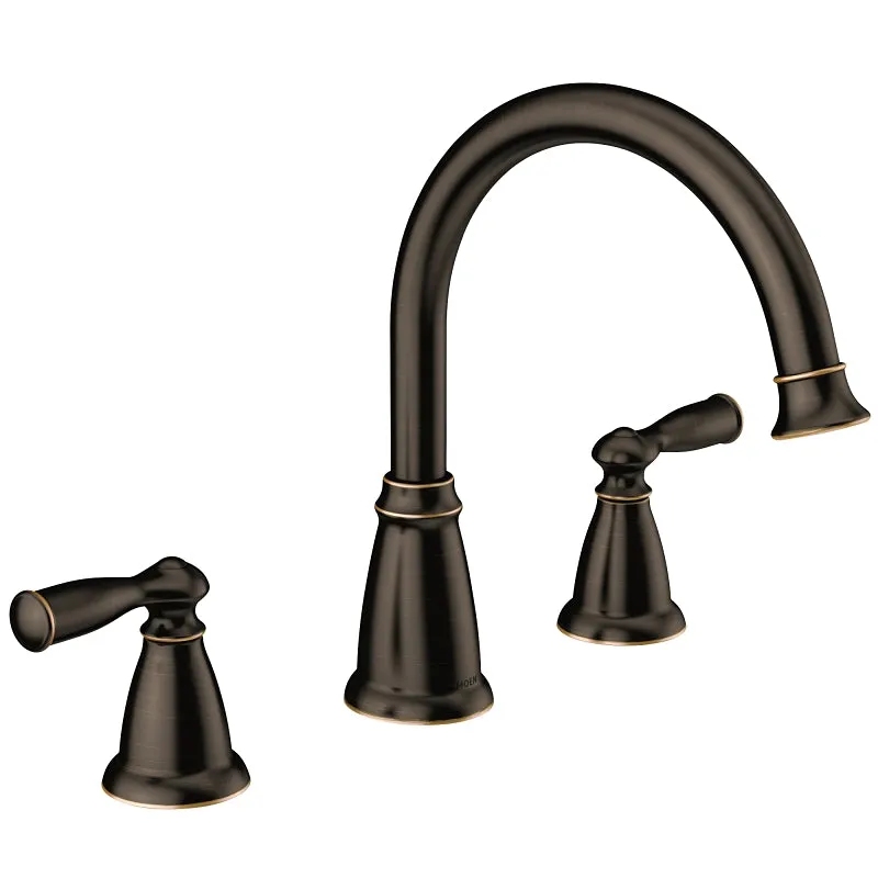 Moen Banbury Series 86924BRB Tub Faucet, 2-Faucet Handle, Lever Handle, Mediterranean Bronze :EA: QUANTITY: 1