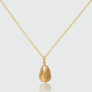 Moka Yellow Gold Vermeil Shell Pendant