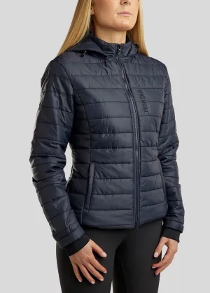 MoKate Short Quilted Jacket - Navy