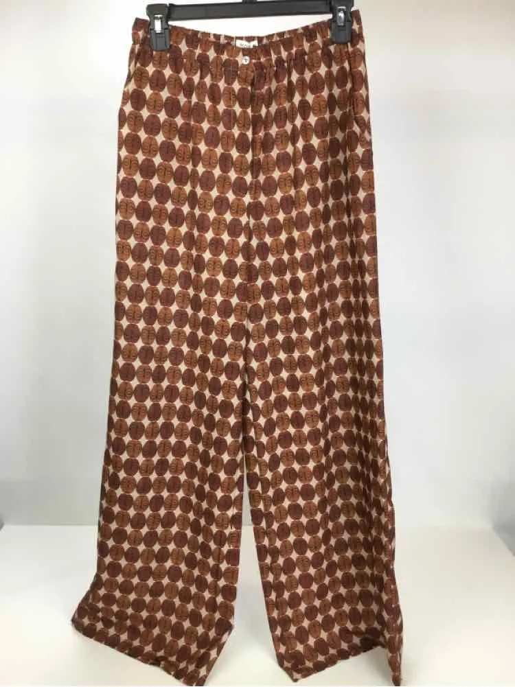 Molly Bracken Women Size S/M Browns Wide Leg Pants