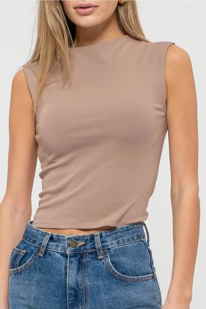 Molly Mock Neck Top