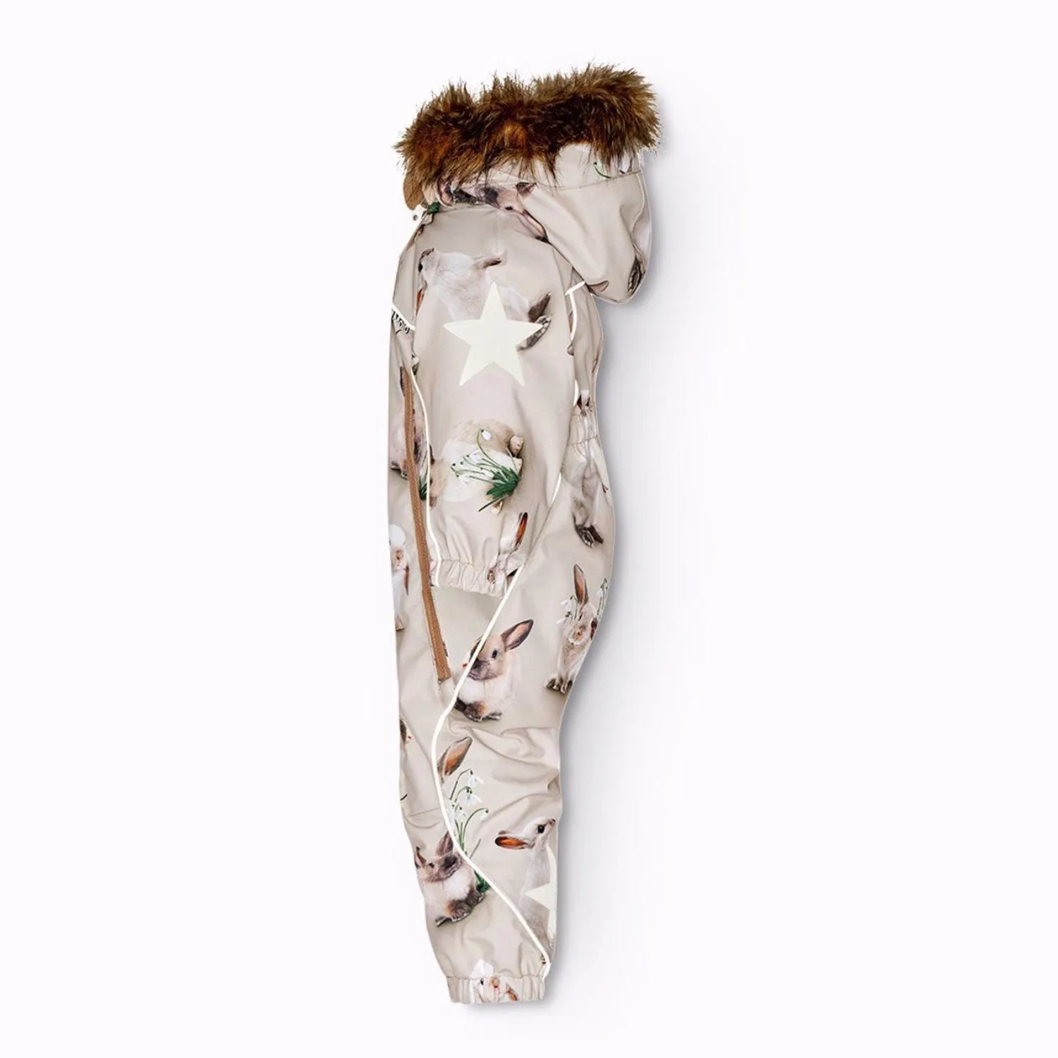 Molo Winter Rabbits Pyxis Fur Snowsuit