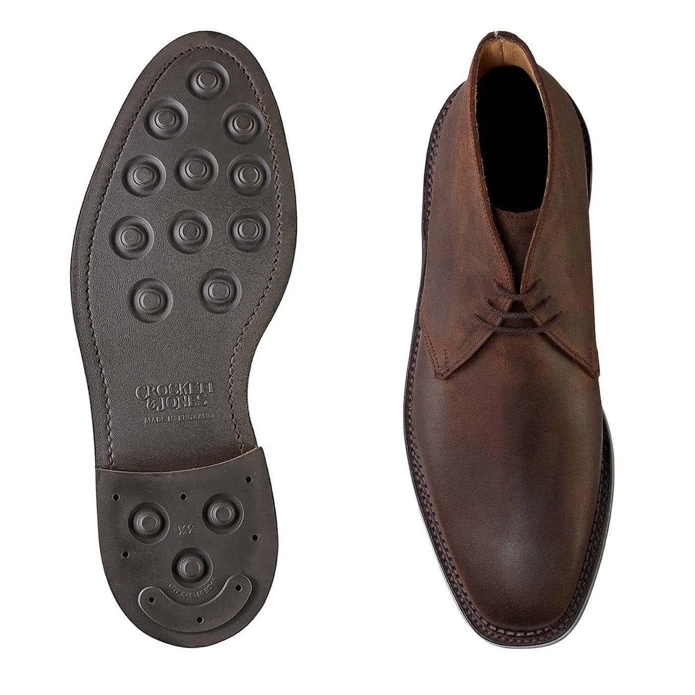 Molton Dark Brown Rough-Out Suede