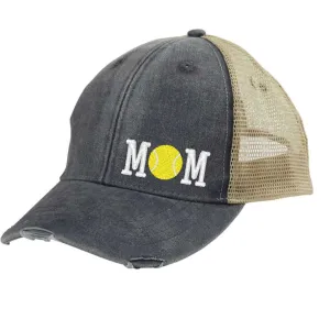 Mom Hat Tennis Mesh Trucker Hat