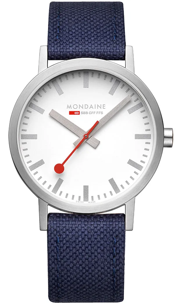 MOND Watch Classic Deep Ocean Blue Textile D