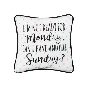 Monday Sunday Mini Pillow