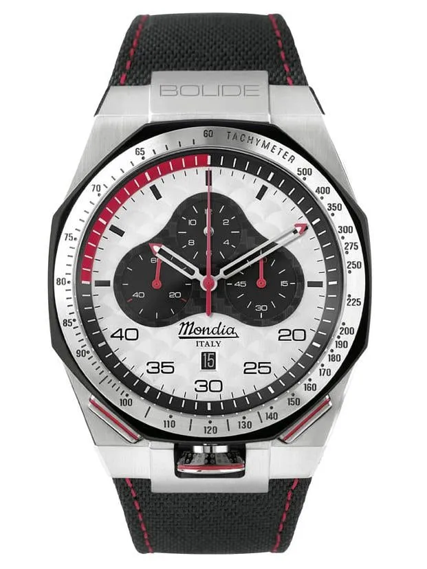 Mondia Bolide Scuderia - Men's Watch - MI-787-SS-4SLBK-CT