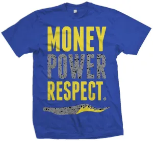 Money Power Respect - Royal Blue T-Shirt