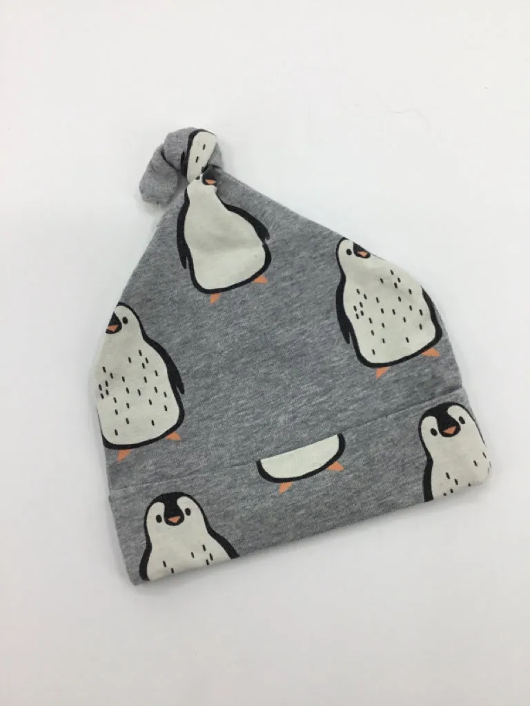 Monica   Andy Child Size Newborn Gray Penguin Hats - boys