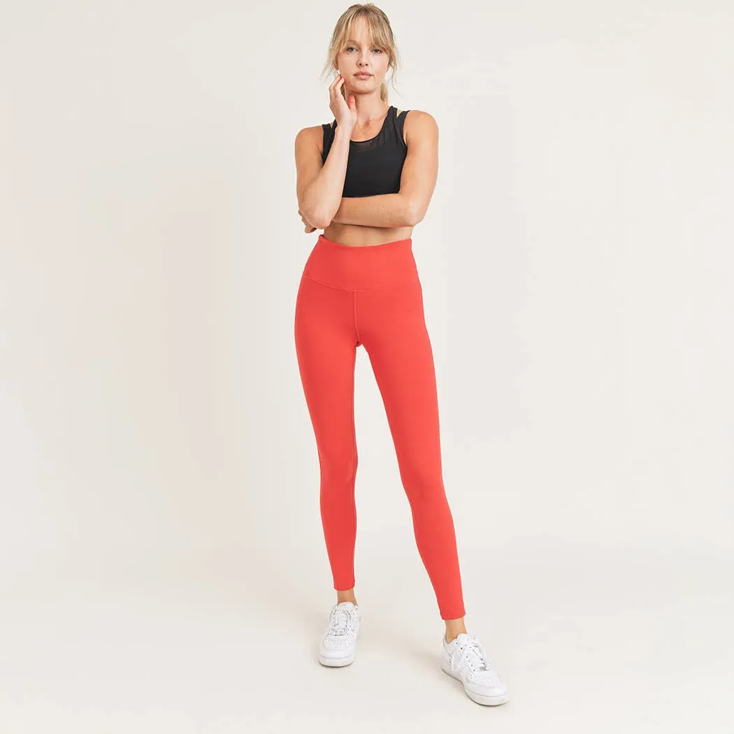 Mono B BRONZE Highwaist Essential Solid Leggings