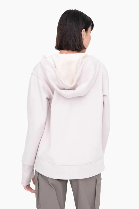 Mono B Fur Lined Zip-Up Hoodie