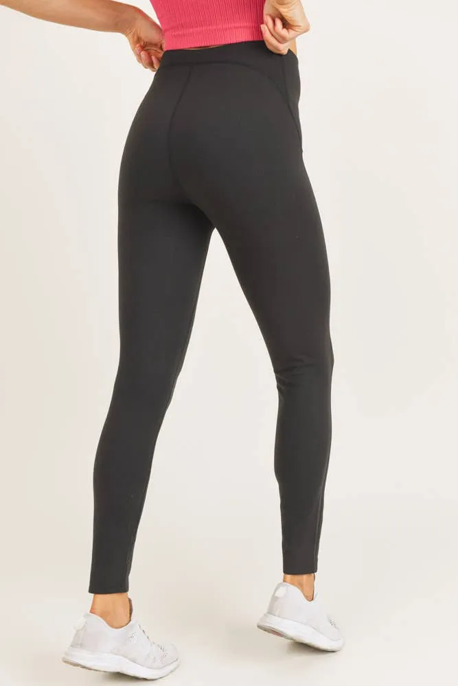 Mono B GREEN Highwaist Essential Leggings