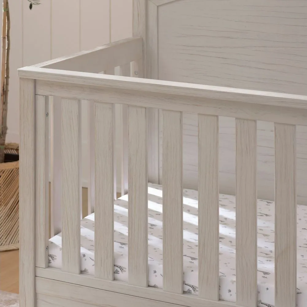 Monogram by Namesake Hemsted 4-in-1 Convertible Crib - White Driftwood