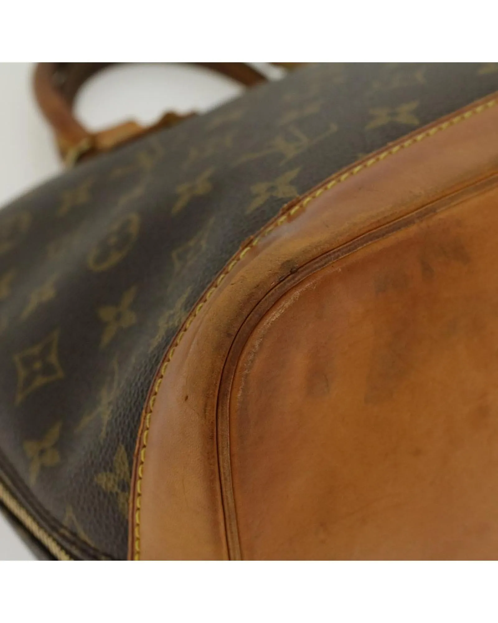 Monogram Hand Bag with Surface Wear and Rubbing