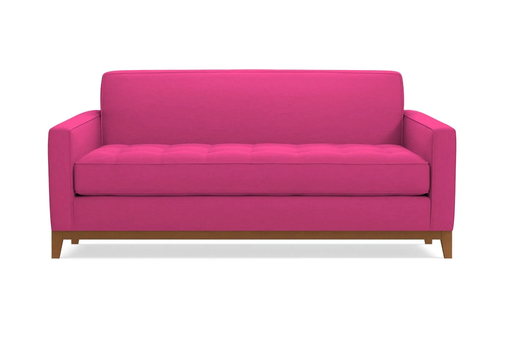 Monroe Drive Apartment Size Sofa :: Leg Finish: Pecan / Size: Apartment Size - 68"w