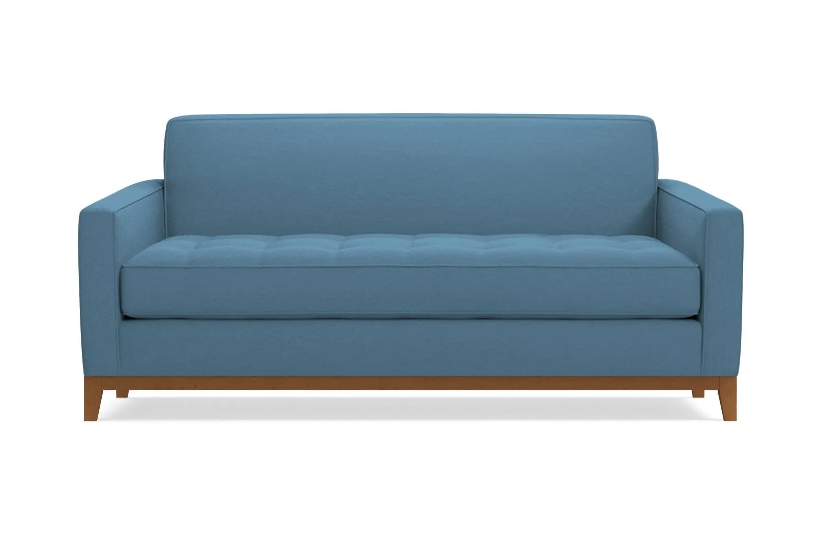 Monroe Drive Apartment Size Sofa :: Leg Finish: Pecan / Size: Apartment Size - 68"w