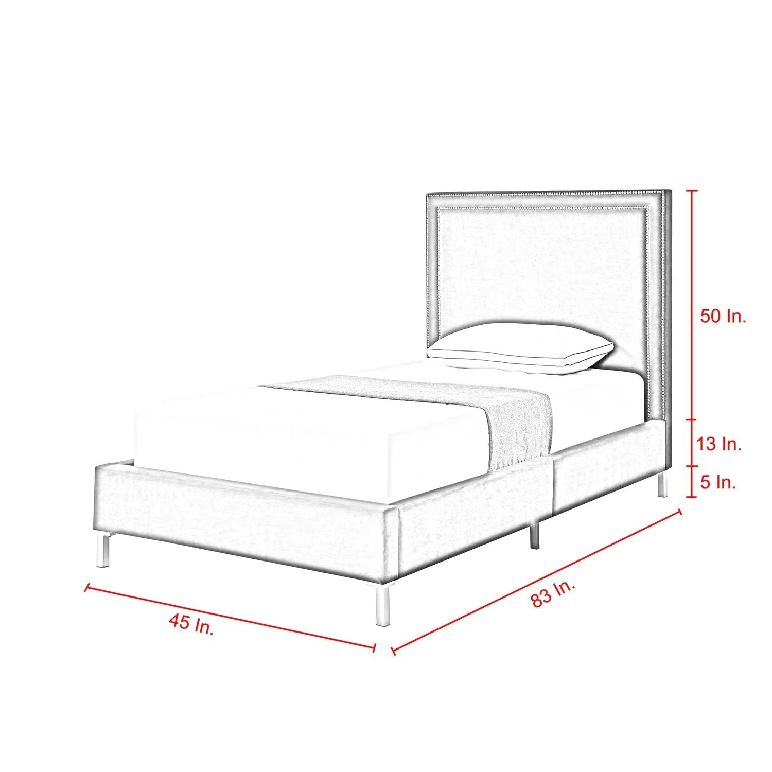 Monroe PU Leather Bedframe